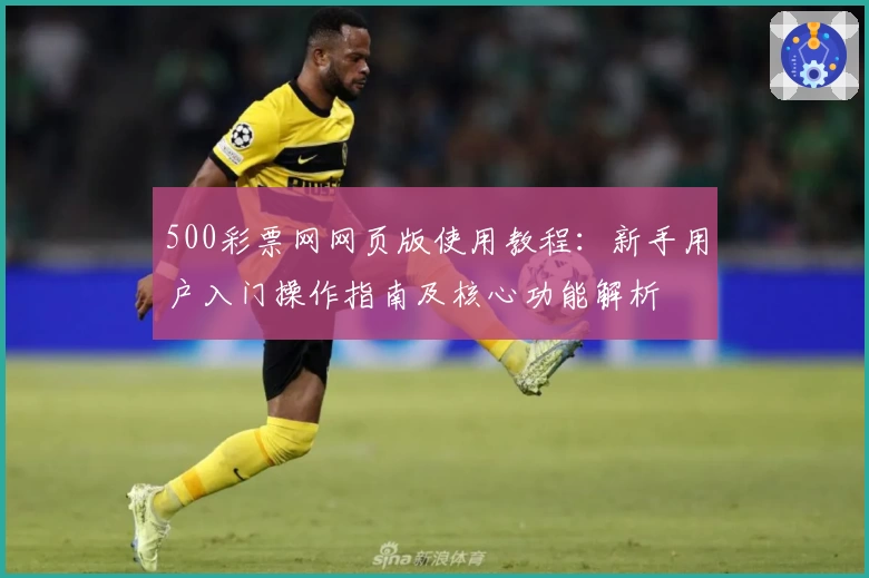 500彩票网网页版使用教程：新手用户入门操作指南及核心功能解析